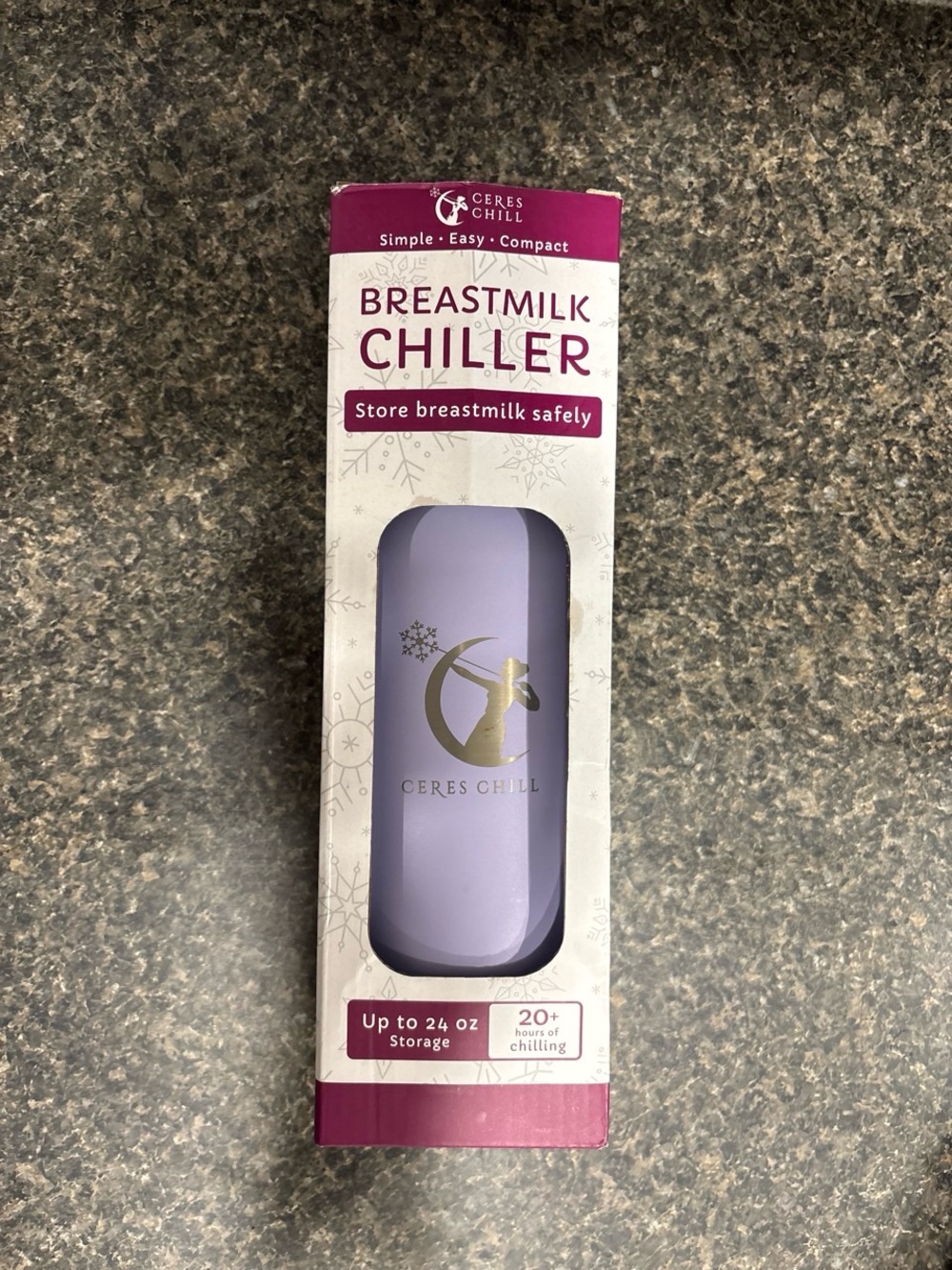 Ceres Chill Lavender Breastmilk Chiller – Portable Milk Cooler